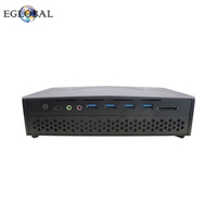 Mini PC industriel sans ventilateur In-tel J1900C, 2 ports COM, prise en charge DDR4 32 Go, SSD/HDD, Win11, Linux OS