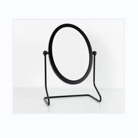 Vente en gros de vanité de table moderne ovale miroir cosmétique de maquillage décoration de chambre à coucher