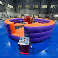 Tour de citrouille mécanique de rodéo parc d'attractions extérieur location commerciale jeux activité jeu gonflable équitation mécanique de taureau