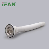 IFAN Usine Échantillon Gratuit En Plastique Down Pipe Eau Lavabo Tuyau De Vidange Eau Down Tuyaux