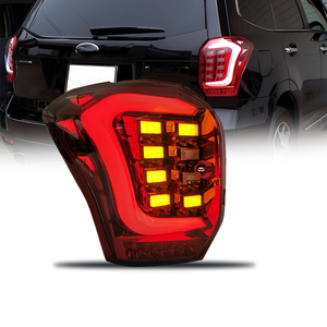 Para <span class=keywords><strong>Subaru</strong></span> <span class=keywords><strong>Forester</strong></span> 2013 2014 2015 2016 <span class=keywords><strong>2017</strong></span> 2018 LED Auto luces traseras montaje actualización lámpara dinámica resaltar freno inverso - Product Image 2