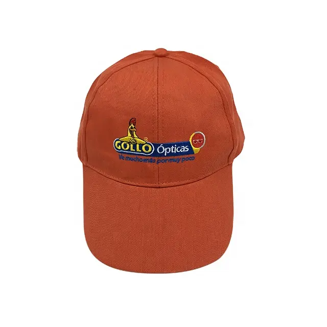 Sur mesure coton sergé structuré à 6 panneaux casquettes de baseball de sport chapeaux avec 3D logo