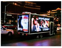 Camion publicitaire mobile LED couleur pleine P6, panneau LED mobile, affichage LED extérieur
