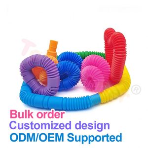 TOYSRUNNER Édition Limitée Été – Ensemble de Jouets Sensoriels Pop Tube Colorés Anti-Stress pour Enfants de 5 Ans et Plus, Idéal pour la Salle de Classe - Product Image 6