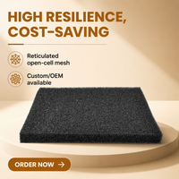 Éponge filtrante en PU réticulé Kuliwei, feuille de mousse à cellules ouvertes, filtre anti-poussière pour ventilateur de refroidissement de compresseur d'air