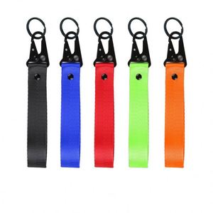 <b>Custom</b> Fashionable Durable Eco-Friendly Polyester Badge Holder <b>Keychain</b> Strap Wrist Short Lanyard with Eagle Design Carabiner - Product Image 1