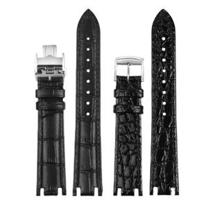 <span class=keywords><strong>Correa</strong></span> de <span class=keywords><strong>reloj</strong></span> de cuero genuino de lujo de 16 mm y 18 mm con patrón de cocodrilo suave para relojes <span class=keywords><strong>Longines</strong></span> Primaluna. - Product Image 1