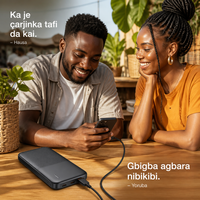 Batterie externe haute capacité 10000mAh avec charge rapide 22.5W, double port USB et Micro USB pour Android iPhone, vente en gros