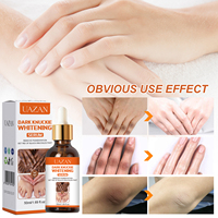 Sérum Éclaircissant Rapide pour Phalanges Foncées, Correcteur de Pigmentation pour Peau Noire, Mains, Coudes, Genoux, Intense Dissolvant de Taches