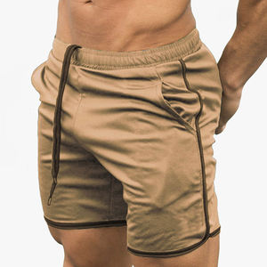 Personnalisé pour hommes 100% polyester Fitness Running Workout Shorts respirant solide à séchage rapide Gym Basketball Shorts de sport pour hommes - Product Image 6