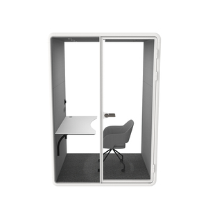 Cabina Acústica Moderna Blanca para Oficina, Reducción de Ruido, Insonorizada, Portátil, Espacio Silencioso para el Trabajo - Product Image 4