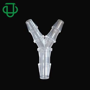 Conector Redutor em <span class=keywords><strong>Y</strong></span> JU Clear PC 5/32x5/32x3/16, Conector de Mangueira de 4mmx4mmx4.8mm, Conector Redutor em Tubo com 3 Vias - Product Image 1