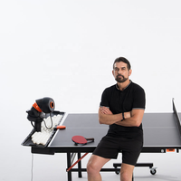 Machine à balles de tennis de table de type pince, 250 balles, 522 exercices, robot lanceur automatique de balles de ping-pong pour club, entraîneur, équipe