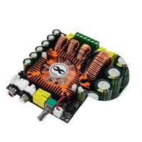 Carte d'amplificateur numérique stéréo HIFI TDA7498E 160W 2 BTL 220W PCB noir condensateurs verts haute puissance