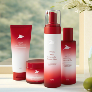 Vanjoin Group OEM Frosted White and Red Body Packaging Loción de lavado Tubo suave y espuma de lavado de cara Juego de tarros de plástico cosmético - Product Image 4