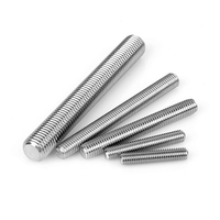 Customised M8 Threaded Rods Zinc/Black Finish Stainless Steel for Concrete Formwork Bolt