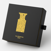 Boîte à parfum de luxe à tiroir |   Boîte en feuille d'or 18 carats |   Coffret cadeau de parfums haut de gamme