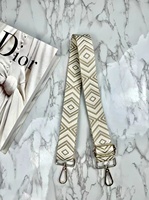 Tas tangan tali tas bahu Jacquard Fashion dompet selempang dapat disesuaikan tali bahu pengganti pola kustom untuk tas