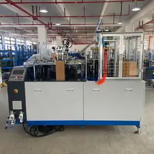 Máquina formadora de copos de papel de parede dupla na China, máquinas para fazer copos de papel para pequenas empresas