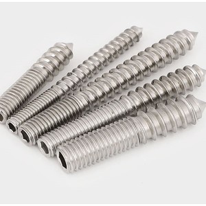 Plaques de fixation en acier au carbone classe 4.8 8.8, zinguées, avec vis de suspension <span class=keywords><strong>Torx</strong></span> à filetage <span class=keywords><strong>femelle</strong></span> - Product Image 1