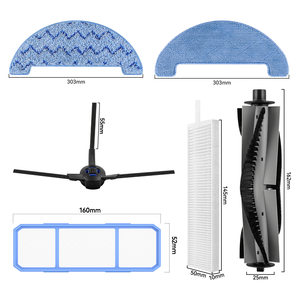 Accesorios de repuesto para robot aspirador doméstico: cepillo principal, cepillo lateral, filtro de eficiencia primaria, juego de filtros HEPA para <span class=keywords><strong>ILIFE</strong></span> A7 A9S - Product Image 1