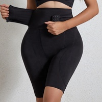 TikTok, superventas, cintura alta, cadera, mejora el control de la barriga, cintura, cincher, esculpir, moldear cortas, bragas de levantamiento de glúteos con almohadilla