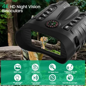 กล้องส่องทางไกลบันทึกวิดีโอ 4K ความละเอียด 36MP กันน้ำ มองเห็นในที่มืดได้ไกล 400 เมตร รุ่น NV2185 ระบบกลไก ขยายภาพ 8 เท่า - Product Image 2