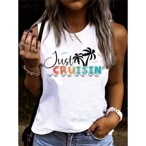 Women Sportswear Knitted <b>Tank</b> <b>Top</b> OEM Custom Fitness Quick Dry <b>Workout</b> Vest 1 Piece Factory Direct - Product Image 1