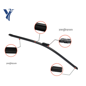 Lame d'essuie-glace sans armature compatible avec Ford <span class=keywords><strong>EcoSport</strong></span> Focus avec adaptateur spécifique au véhicule, pièces de rechange silencieuses pour essuie-glace automobile - Product Image 4