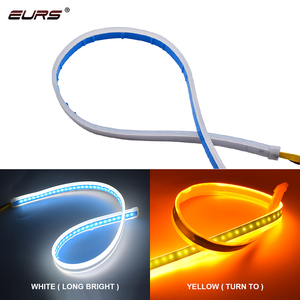 EURS Đèn Dây Led Linh Hoạt Đèn Chạy Ban Ngày LED DRL Đèn Tín Hiệu Rẽ Màu Trắng + Vàng 30Cm 45Cm 60Cm - Product Image 3