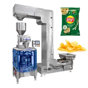 Máquina envasadora de gránulos de bocadillos de alimentos verticales de tazas volumétricas de alta velocidad para dulces/Gelatina/nueces