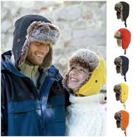 Gorro de Invierno Tipo Trampero Ushanka para Hombre y Mujer, Gorro de Aviador Estilo Esquimal con Orejeras para Clima Frío