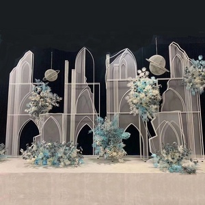 Arrière-plan de scène nouveau design 2021, <span class=keywords><strong>fond</strong></span> de château pour mariage et jardin, décoration de fête - Product Image 1