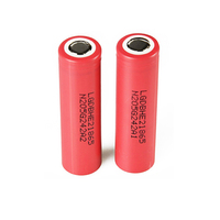Prix de gros, batterie au lithium authentique d'origine rouge 18650 HE2 2500mAh 20A, cellule de batterie rechargeable 18650 Li-ion