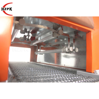 HZPK BS-260 Petite machine automatique d'étiquetage et d'emballage de bouteilles en plastique avec tunnel de film thermorétractable en PVC