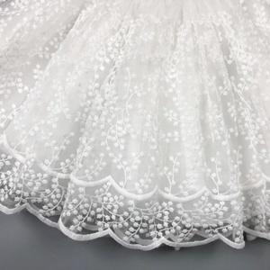Jupe de danse en dentelle blanche pour fille, vêtement Tutu de couleur unie Tutu pour enfants et bébés, collection printemps, automne 2022 - Product Image 6
