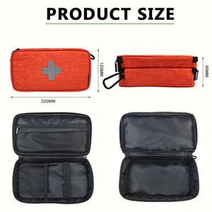 Large Capacity Double Layer EVA First Aid Bag Travel Pet First Aid Kit Bag Medicine Storage Case - Product Image 6