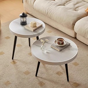 Bảng gỗ hiện đại Bàn cà phê nhỏ đơn giản sáng tạo ánh sáng sang trọng cao cấp phòng khách sofa bên bàn - Product Image 3