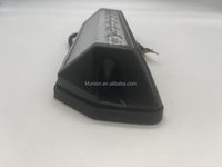 2-en-1 Avertissement puissant et lumière de scène grand angle Lentille noire LED bleue Strobe Application polyvalente pour nouvel état