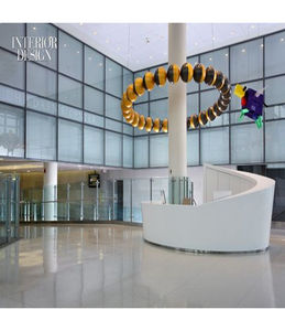 Boutique cadena tienda moderna empresa <span class=keywords><strong>recepcionista</strong></span> diseño superficie sólida gran mostrador <span class=keywords><strong>de</strong></span> recepción - Product Image 5