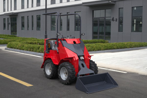 泥だらけの建設現場での掘削や積み込みに適した、低地圧のライドオンクローラースキッドステアローダー - Product Image 6