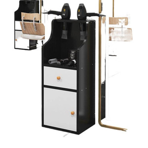 Peluquería Metálica &<span class=keywords><strong>amp</strong></span>;   Mueble de Almacenamiento Multifuncional para Salón de Belleza con Mesa de Herramientas para Peluquería y Corte de Cabello - Product Image 5