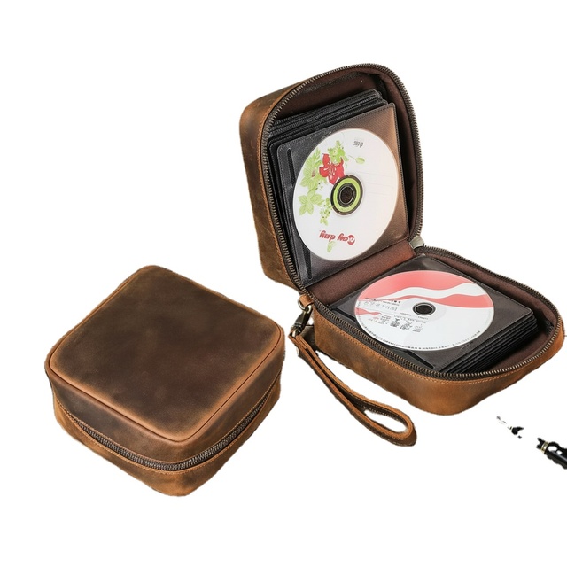 Eco-Friendly Transparent Leather for Case with 56 Discs Capacity Durable Practical Storage Solution China Origin OEM/ODM Brand