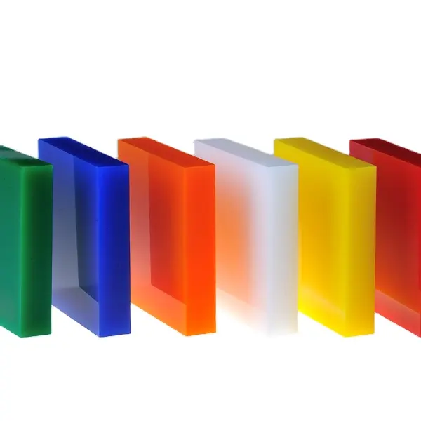 Colorful cast acrylic board transparent plastic panels