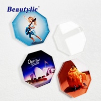 Beautylic LS-ACM07 Longstar 4.5mm Sublimation Acrylique avec Aimant Sublimation Réfrigérateur Magnétique Plat Personnalisation Réfrigérateur Aimant