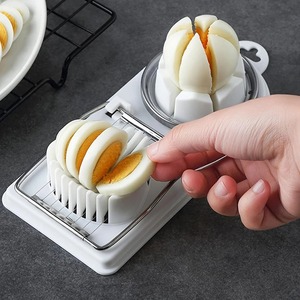 Multifunctional PP Base egg cutter 2-in-1 stainless steel wire pull egg cutter for hanging high-quality <b>kitchen</b> <b>accessory</b> tools - Product Image 2