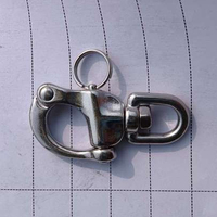 Acier inoxydable 304 316 matériel marin accessoires de yacht de bateau-mousqueton pivotant à oeil