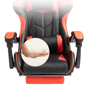 Cao trở lại văn phòng điều hành ngả ghế chơi game xoay văn phòng silla chơi game với chỗ để chân nâng ghế ngồi có thể điều chỉnh ghế - Product Image 5