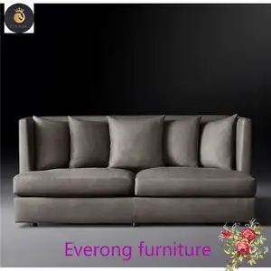 Italian designed interior leather furniture, living room, luxury sofa
