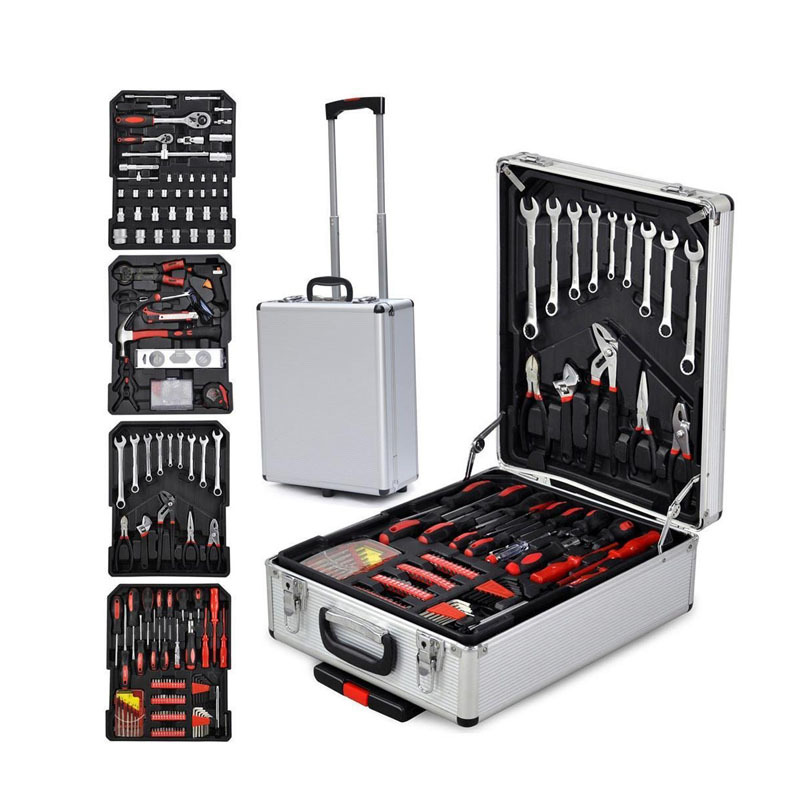 Mechaniker 925 Pcs Professional Handwerkzeuge Set Box für mit Aluminium gehäusen Box für den Haushalt Auto Repair